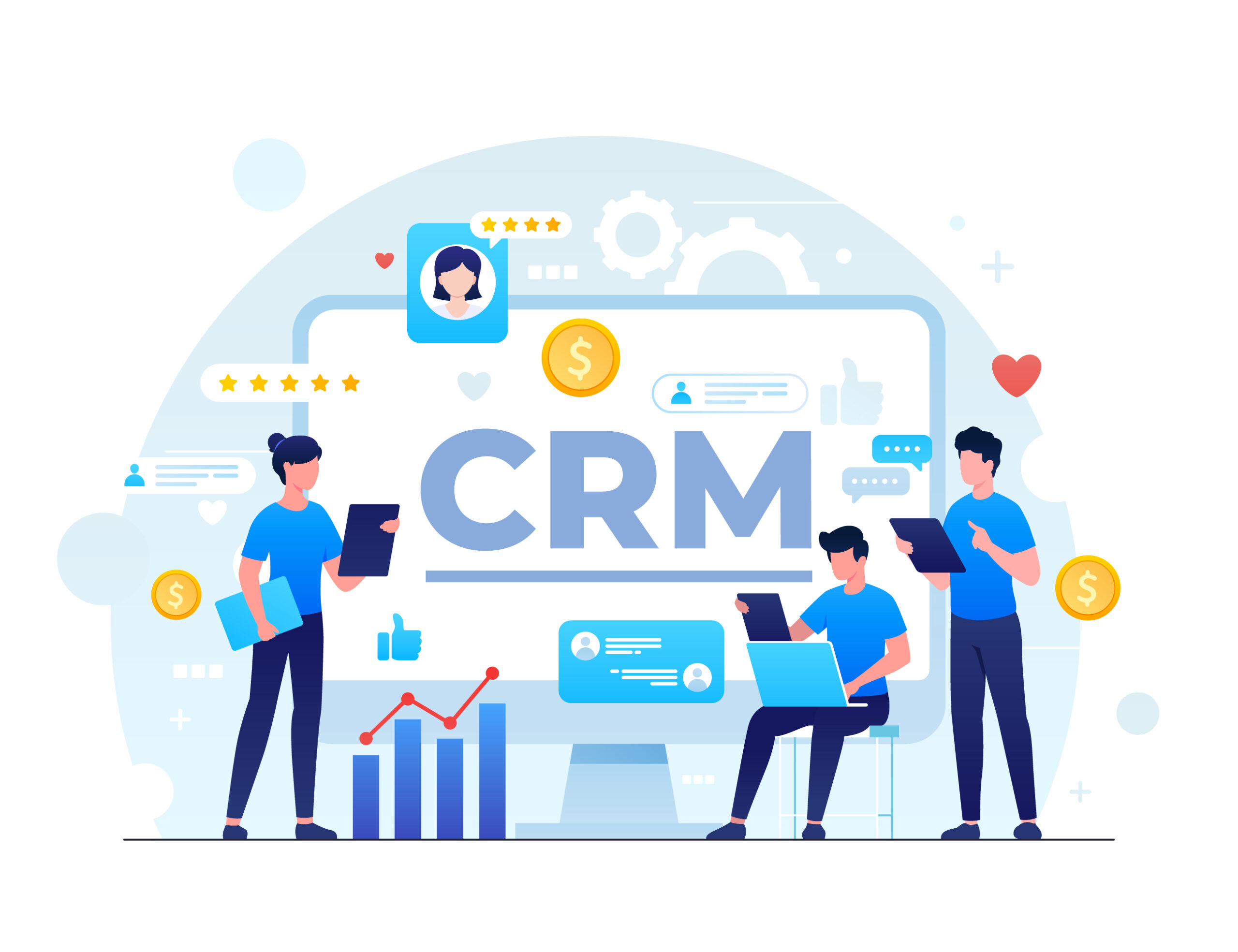 بناء crm
